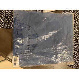 Mott & Bow Driggs Classic Crew T Shirt Mens Large Baltic Blue Cotton New